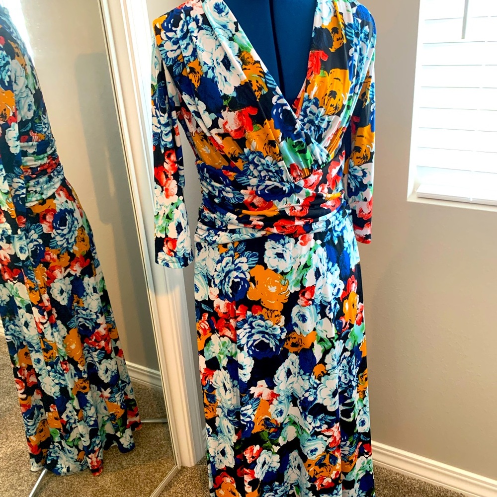 Multi colored Floral dress